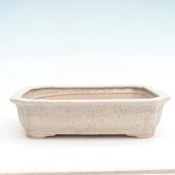 Květináč Bonsai miska H20 - 26,5 x 21,5 x 6,5 cm. - béžová