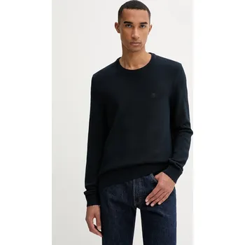 Pánský svetr Bavlněný svetr Marc O'Polo B21502360074 námořnická modř 59X, vel. XL