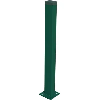 Plotový sloupek UMAKOV Jaklový sloupek s patkou ZnPVC RAL 6005 40x60x1800