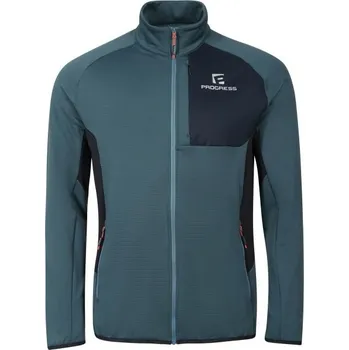 Pánská mikina Pánská běžecká mikina PROGRESS FISICO 2XL Tmavě modrá, Černá, Bílá