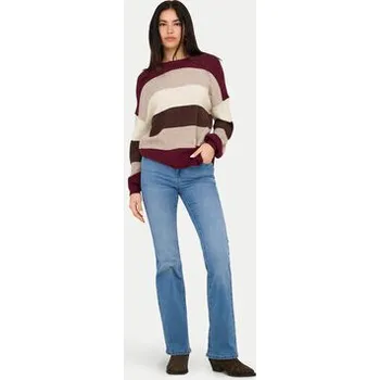 Dámský svetr ONLY Svetr Atia 15220044 Fialová Regular Fit XS