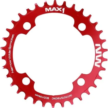 Převodník na kolo Převodník MAX1 Narrow Wide 34z červený