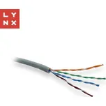 LYNX UTP kabel Cat5e, LSOH, celoměděný, vnitřní, šedý, box 305m