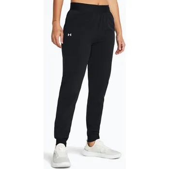 Dámské oblečení Dámské sportovní kalhoty Under Armour Sport High Rise Woven black/white