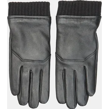 Rukavice Baťa pánské kožené zimní rukavice černé, vel. S