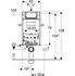 Podomítková nádrž a konstrukce Geberit Kombifix 110.367.00.5