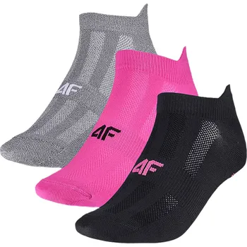 Dámské oblečení ponožky 4F 4FWMM00UFSOF244 3 Pack - 92S/Multicolour 2 39-42
