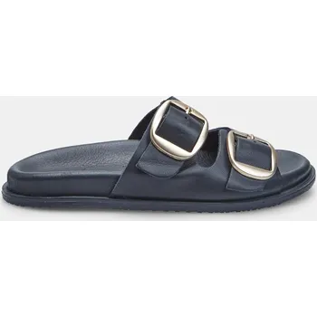 Dámské pantofle Baťa kožené dámské letní pantofle černé, vel. 39