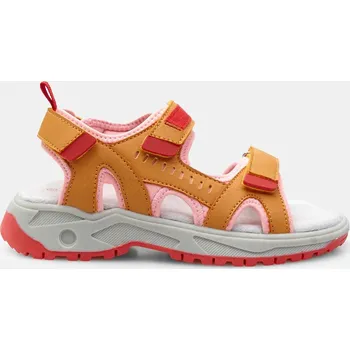 Dívčí sandály Baťa dívčí letní páskové sandále oranžové, vel. 34