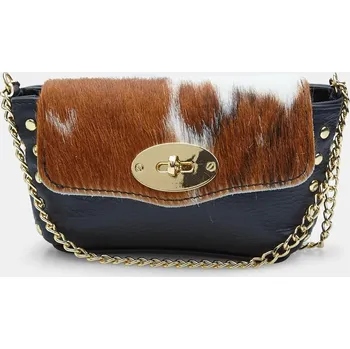 Kabelka Baťa mini kožená kabelka s řetízkem