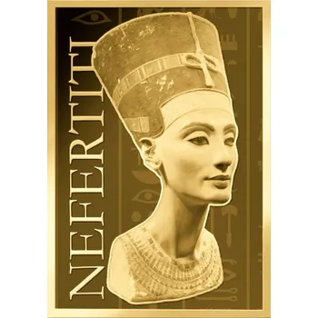 Zlatá mince s motivem "Nefertiti" Coincard 999/1000 Zlatý dárek