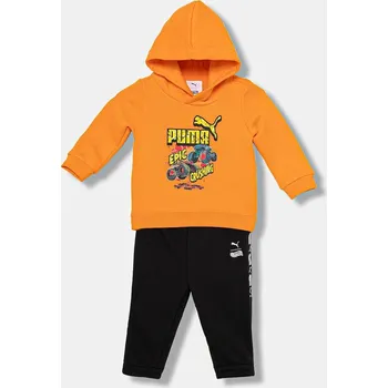 Dětská tepláková souprava Puma PUMA X HOT WHEELS MINICATS Loungewear Set INF TR 632399 oranžová 22X, vel. 74