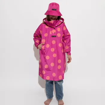 Pláštěnka VIVI MARI Dětský kabát do deště Dots Magenta/peach Velikost: 10-12Y