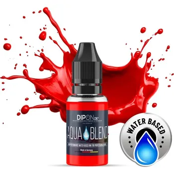 Lak na dřevo DIPON Aqua Blend INK ULTRA Red WB 20 g - červený vodou ředitelný pigmentový roztok