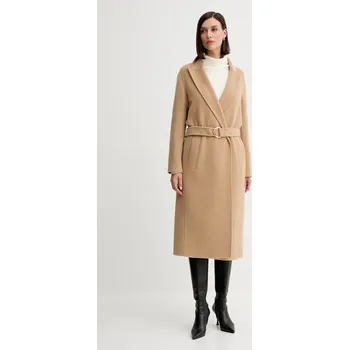 Dámský kabát Kabát s vlnou Marella 2523016011200 béžová 80X, vel. 40
