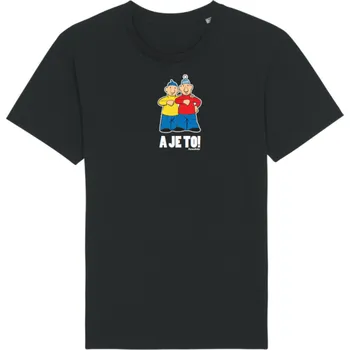 Dámské tričko Tričko Pat a Mat - A je to! černé XL