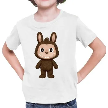 Žertovný předmět Plyšový Maskot Bubu - dětské tričko s potiskem pro fanoušky Labubu- Tričkový.cz