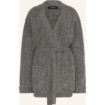 Dámský svetr dsquared2 Dámský Úpletový Kardigan S Alpakou, šedá, 34