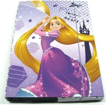 desky na sešit BOX na sešity A5 P+P Karton 3782 Rapunzel