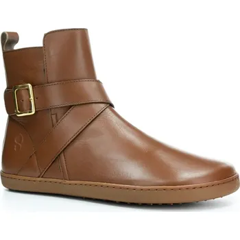 Dámské kozačky Shapen Divine Brown kotníkové barefoot boty Velikost boty (EU): 39, Vnitřní délka boty: 255, Vnitřní šířka boty: 97