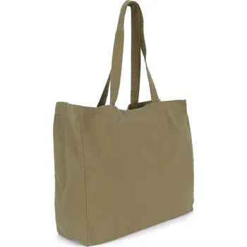 Městský batoh Kimood Velká plátěná taška Olivově zelená univerzal