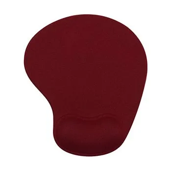 Podložka pod myš Podložka pod myš, ergonomická, gelová, mini, vínově červená, Powerton