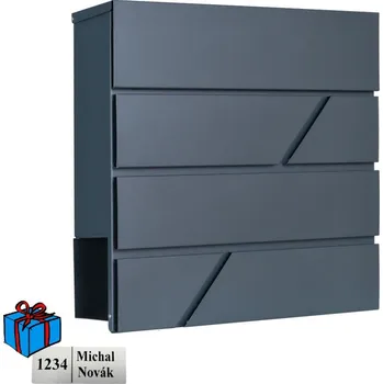 Železářství D3642 poštovní schránka antracit Antracit Ano