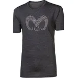 Progress HRUTUR "RAM" pánské merino triko šedý melír Velikost: XXL