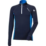 Progress TOREZ ZIP pánská funkční mikina s krátkým zipem tm.modrá/sv.modrá Velikost: XXL