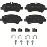 Sada brzdových destiček, kotoučová brzda LUCAS GDB1968