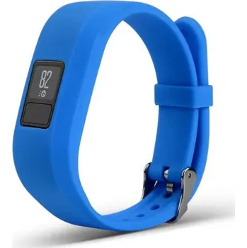 Příslušenství k chytrým hodinkám eses Silikonový řemínek pro Garmin VivoFit Junior 1 a 2, Vívofit 3 - Velikost S, modrý