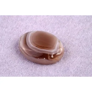 Přírodní kámen Kabošon Achát Botswana č.1541 (26x19x7mm)