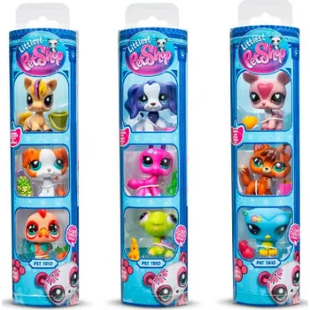 Figurky Littlest Pet Shop Pet Trio in Tube S3 Random