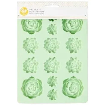 Forma na pečení Silikonová forma Sukulenty - Wilton