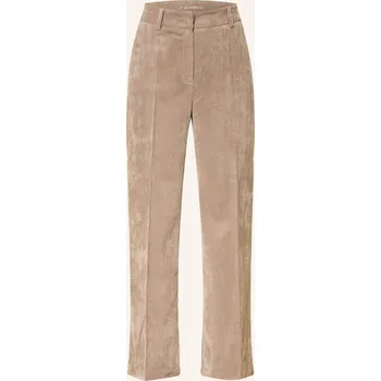 Dámské kalhoty Cambio Dámské Marlene Kalhoty Amelie Z Manšestru, béžová, 44