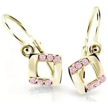 Náušnice Dětské zlaté naušnice Cutie C2268