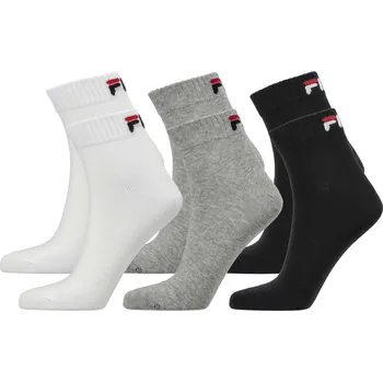 Pánská móda Ponožky FILA Quarter Sock 6-pack Unisex classic 43-46