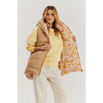 Pánská bunda NAOKO Vesta Morning Spread Béžová Regular Fit L_XL