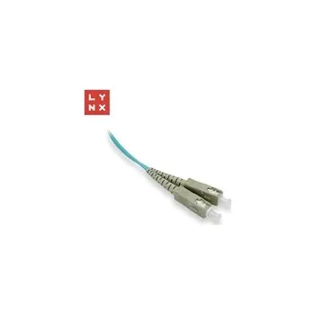 Kabel LYNX duplexní patch kabel MM, OM3, SC/SC, 50/125µm, 0,5m