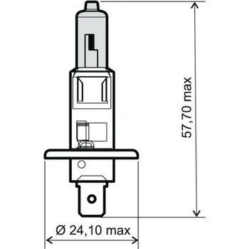 Autožárovka RMS Přední světlo 246510031 H1 12V 55W