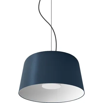 Linea Light Delfi_P, moderní závěsné svítidlo, 13W LED 2700K, modrá, průměr 35cm