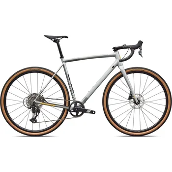 Silniční kolo Specialized Crux DSW Comp - shadow silver / california sunshine 56 2026, 28" 2026, 28"