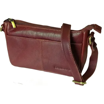 Kabelka Sendi Design V-802 dámská kožená kabelka hnědá