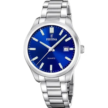 Hodinky Festina Classic 20736/3 + prodloužená záruka 5 let + 5 let na výměnu baterie zdarma + možnost výměny do 190 dní + zkrácení řemínku zdarma + doprava zdarma
