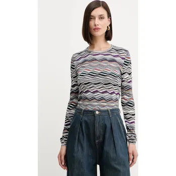 Dámský svetr Vlněný svetr Missoni dámský, bílá barva, DS25WN06.BK01C0 00X, vel. 36