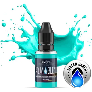 barva a nátěr na dřevo DIPON Aqua Blend INK ULTRA TEAL WB 20 g - tyrkysový vodou ředitelný pigmentový roztok