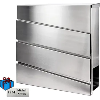 Poštovní schránka D3643 poštovní schránka nerez Nerez Ne