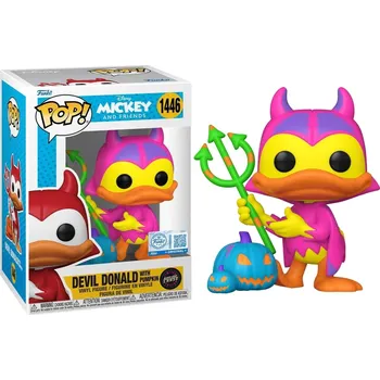Figurka Funko POP! 1446 Disney Mickey And Friends - Devil Donald With Pumpkin Limited Special Black Light Chase Edition + OCHRANNÝ OBAL
