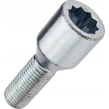 Šroubek na kolo Kolový šroub M12x1,5x24 kužel s vnitřním mnohohranem, průměr hlavy 23mm, BIMECC