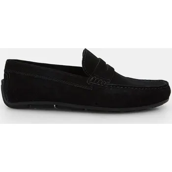 Pánská zdravotní obuv Baťa pánské kožené mokasíny černé, vel. 44